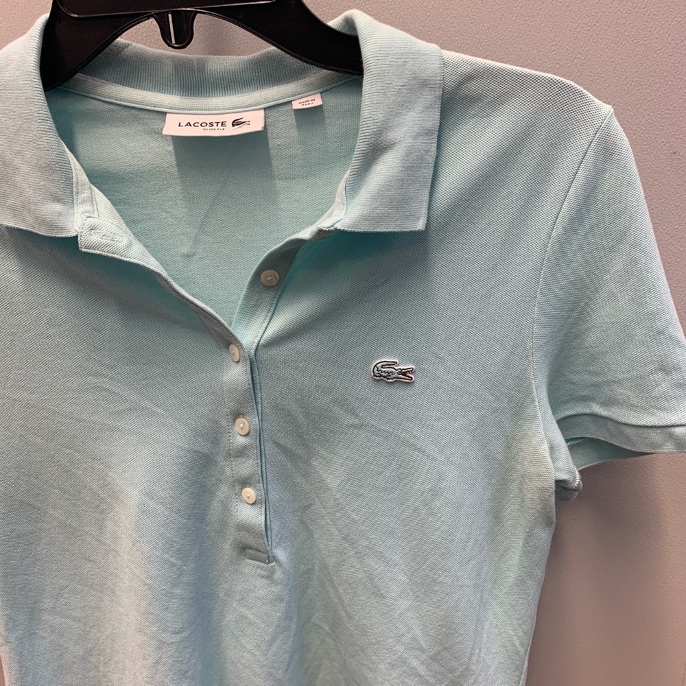 Light Blue Lacoste Polo